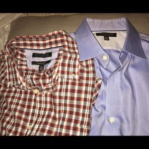 2 MINT CONDITION  Banana Republic Button Downs